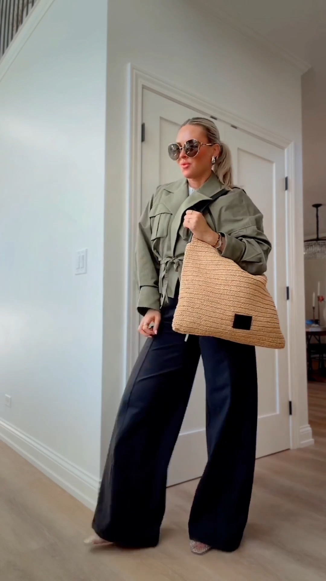 Styling the viral Lululemon pants 🤍 I wanted to show how to elevate them for sneakers and even work. So versatile… I wear them nonstop. They come in 5 colors and are finally back in stock.

I paired them with mesh sneakers or trending jelly ballet flats for an easy polished look. Wearing a medium in the pants but wish I did a small. Jacket is an XS, size down.

Such a bestseller for a reason ✨

Spring break. Spring jacket. Jacket. Outerwear. 

#LTKspring 

#LTKSeasonal #LTKootd