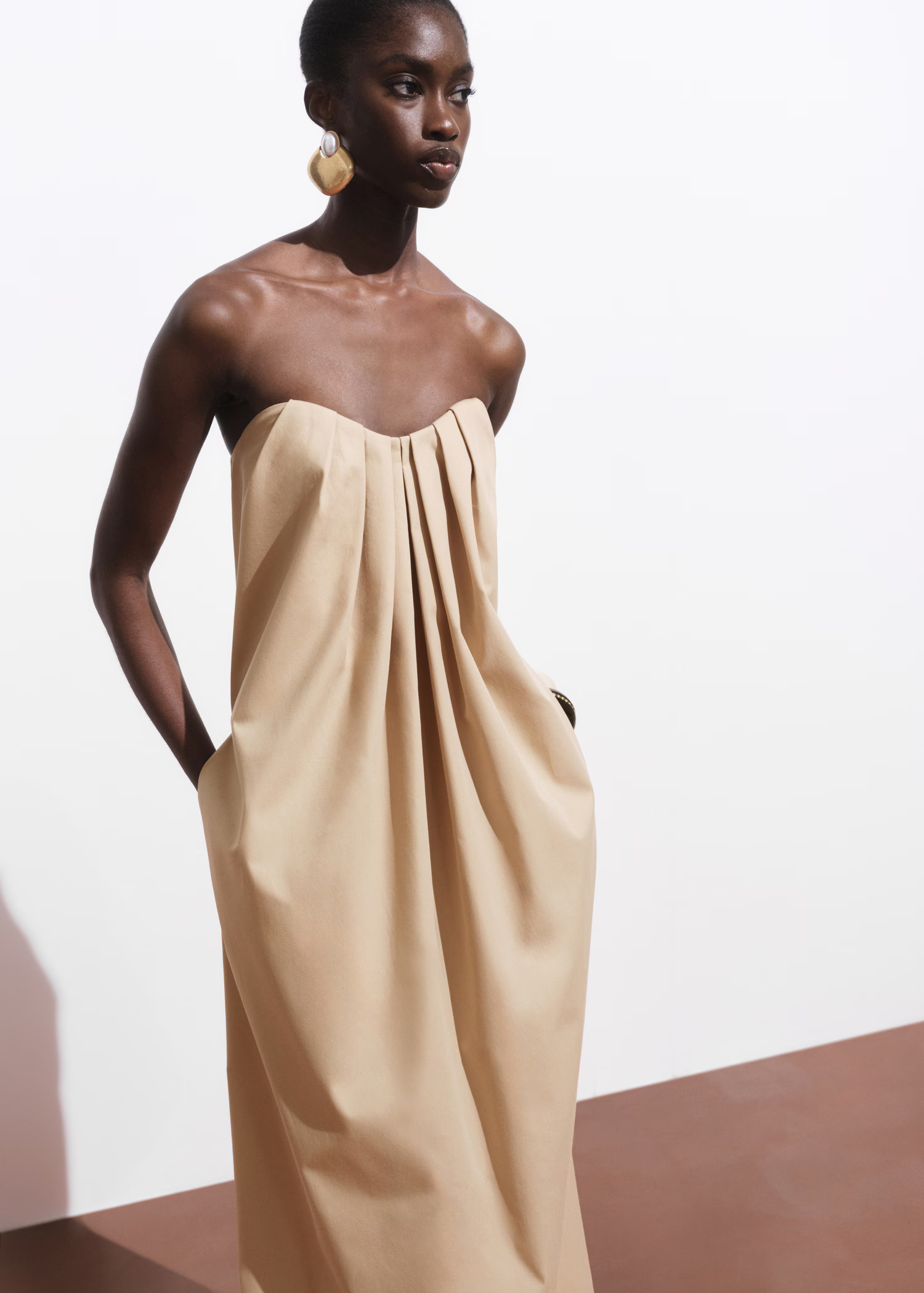 Long dress with sweetheart neckline - Women | MANGO USA | Mango (US/MX/AU)