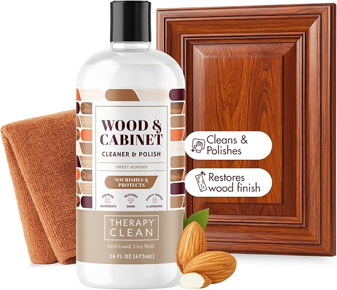 Therapy Wood Polish Bundle with Microfiber 16 oz. - Wood Furniture Polish, Best Furniture Cleaner... | Amazon (US)