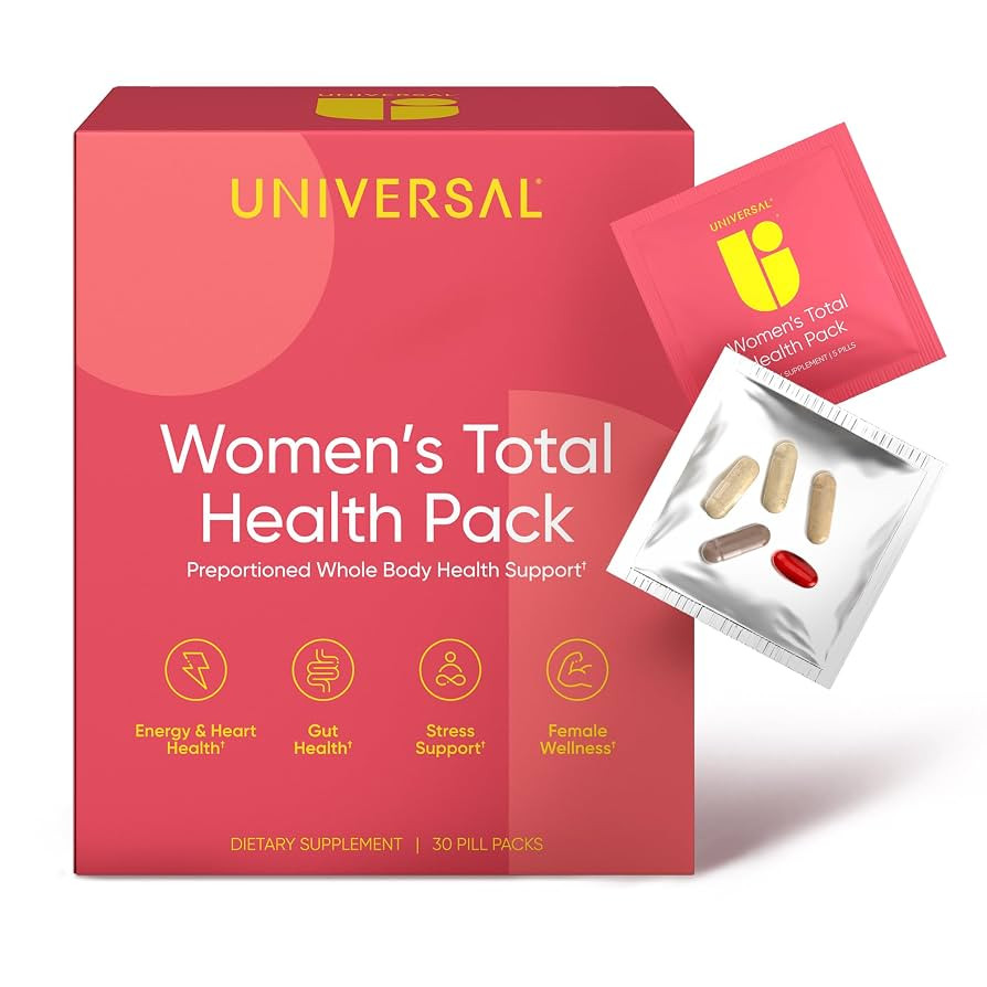 Women's Total Health Daily Vitamin Packs - All in One Multivitamin for Women, Essential Vitamins ... | Amazon (US)