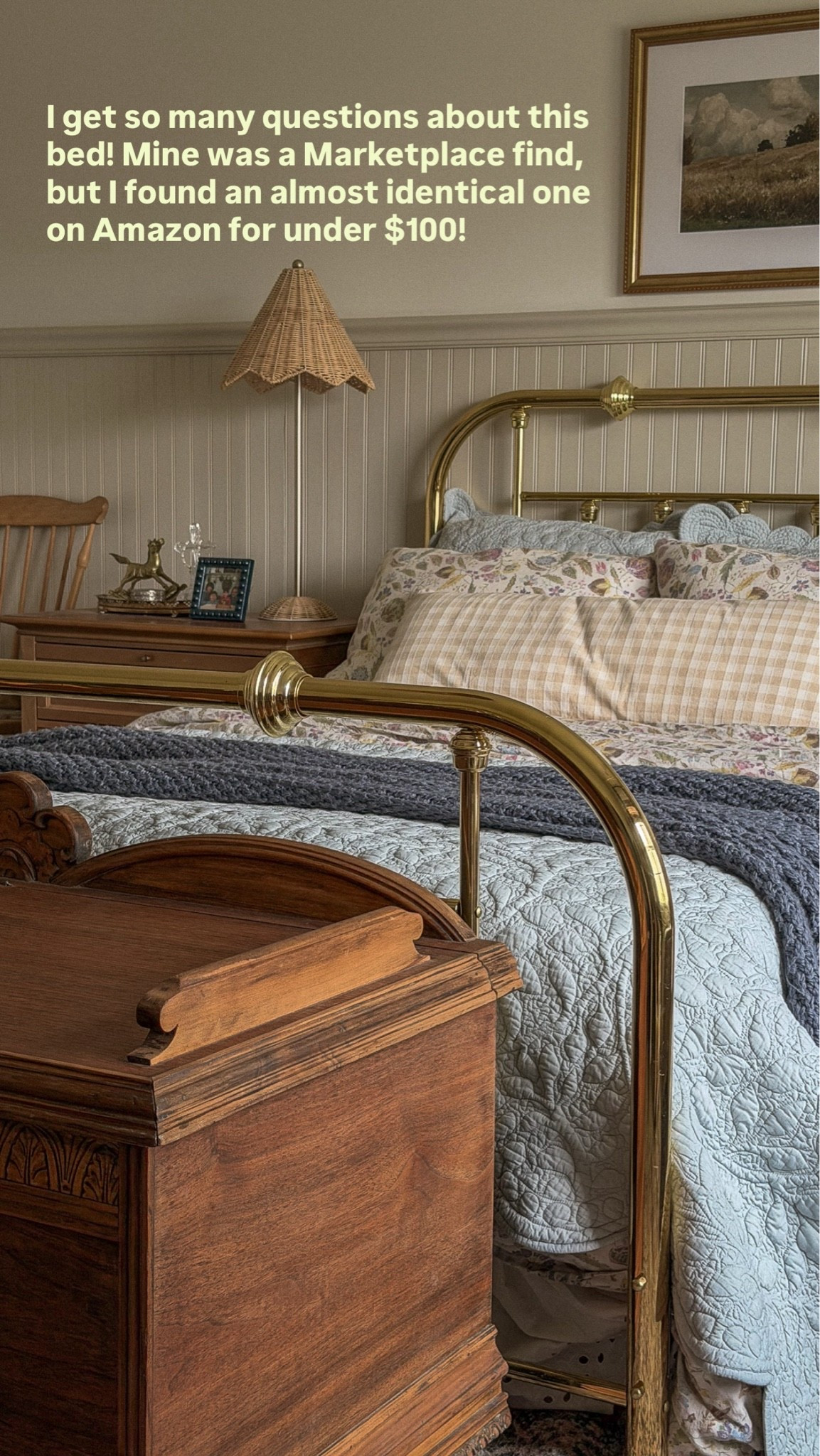 I get so many questions about this bed! Mine was a Marketplace find, but I found an almost identical one on Amazon for under $100!

#LTKSaleAlert #LTKHome