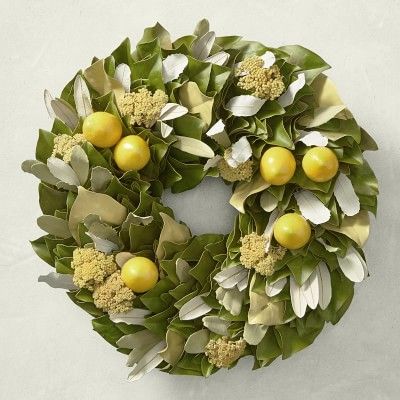 Lemon Citrus Wreath | Williams-Sonoma