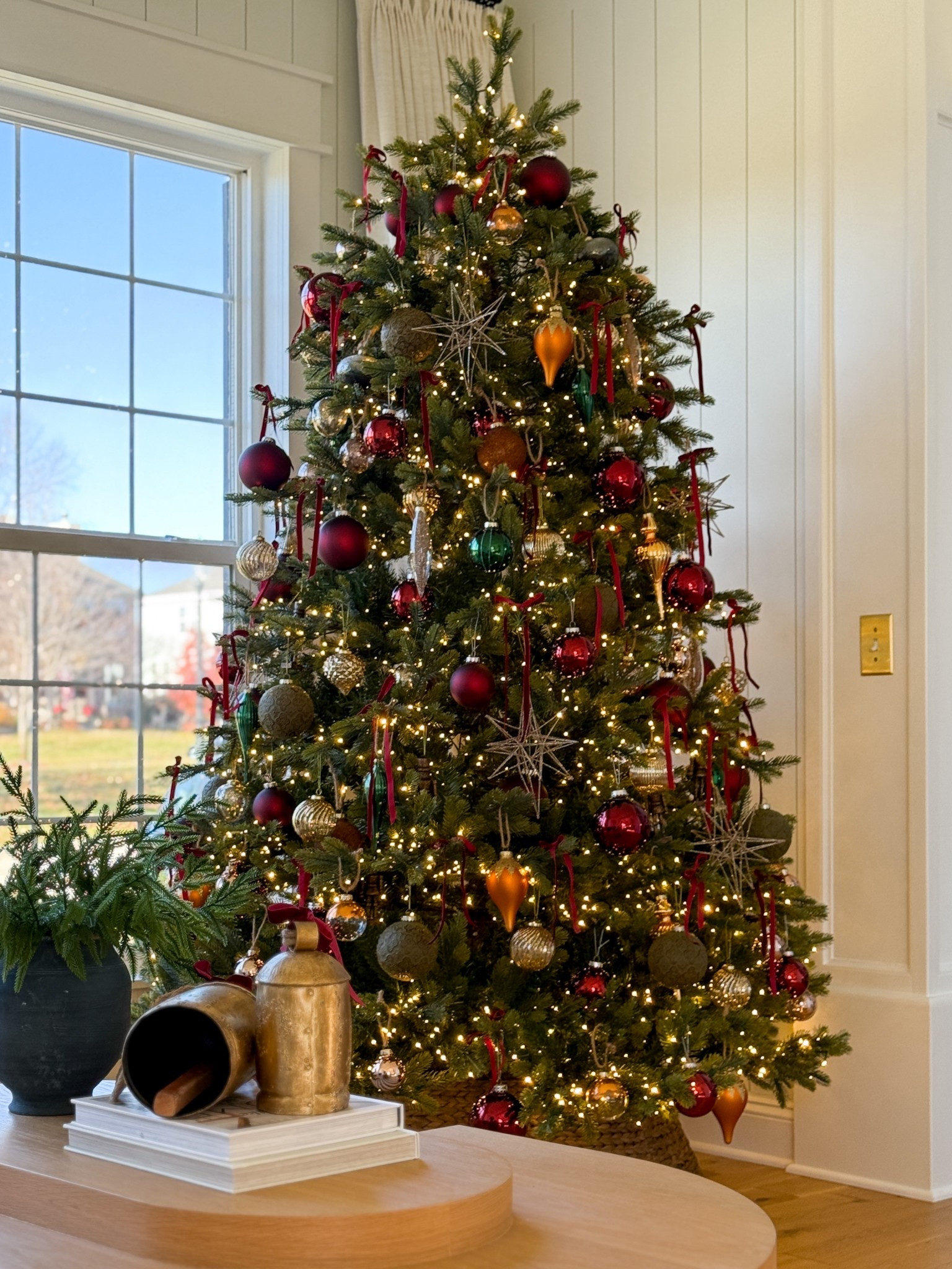 Christmas tree, king of Christmas, holiday decor, holiday inspo, home design, home decor, interior decor, cozy home, neutral home, living room, holiday inspo, pottery barn, McGee and co 

#LTKHome #LTKHoliday
