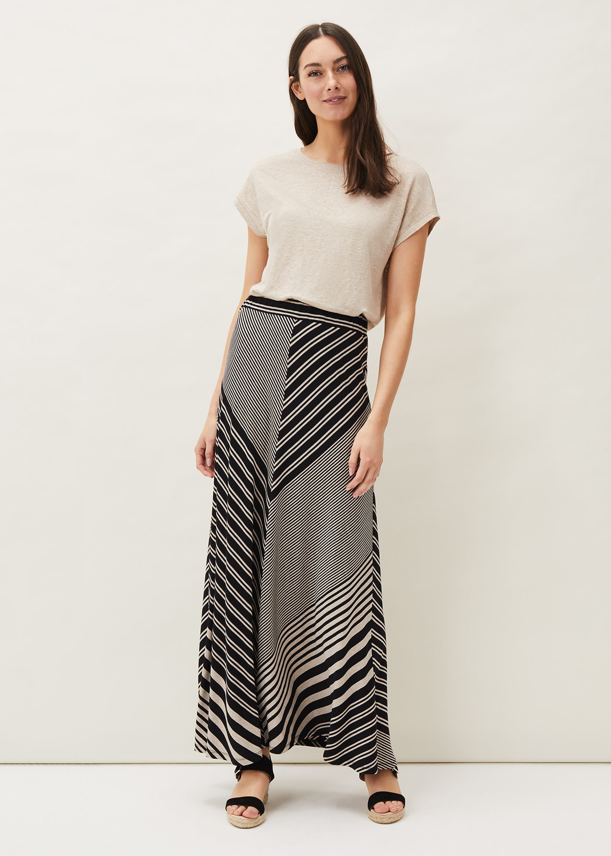 Phase Eight Women Roz Stripe Maxi Skirt | Phase Eight (UK)