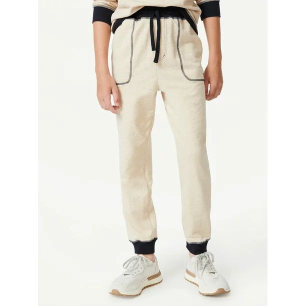 Free Assembly Boys Vintage Terry Sweatpants, Sizes 4-18 - Walmart.com | Walmart (US)