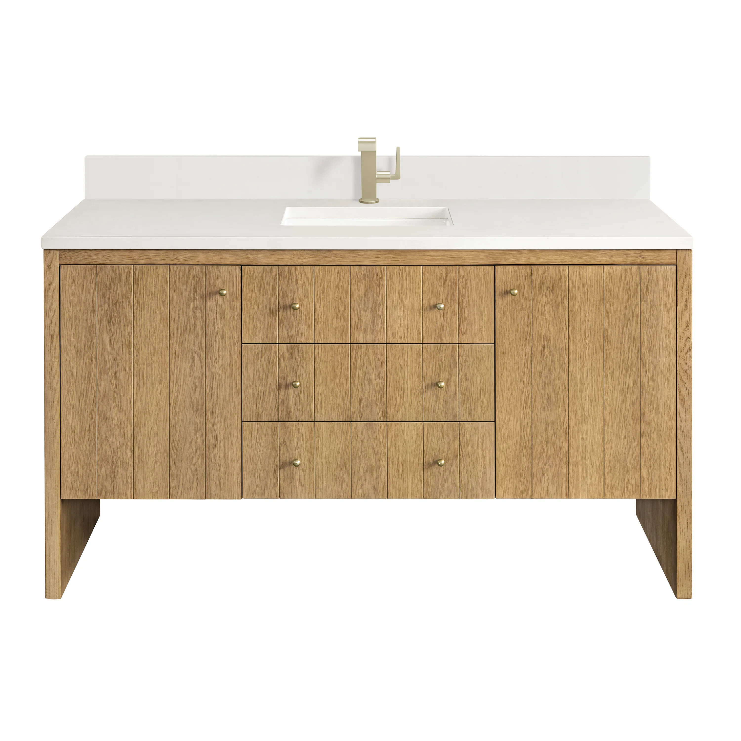 Hudson 60'' Single Bathroom Vanity with Top | Wayfair North America