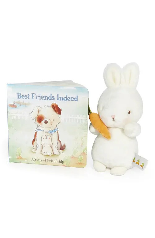 Bunnies by the Bay Bud Bunny Board Book & Plush Bunny Gift Set in White at Nordstrom | Nordstrom