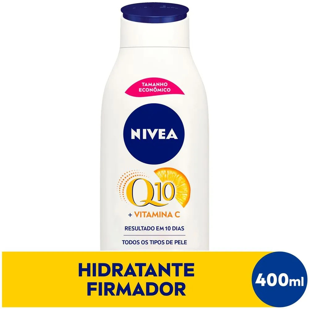 LOÇAO HIDRATANTE NIVEA FIRMADOR Q10 ENERGY 400 ML - Pague Menos | Medicamentos e Manipulação | Pague Menos BR