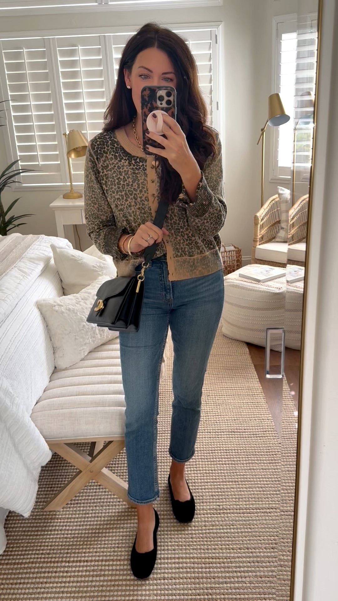 Large cardigan—so soft!! My color is dark brown
Jeans run tts 

#LTKSaleAlert #LTKSeasonal #LTKFindsUnder50