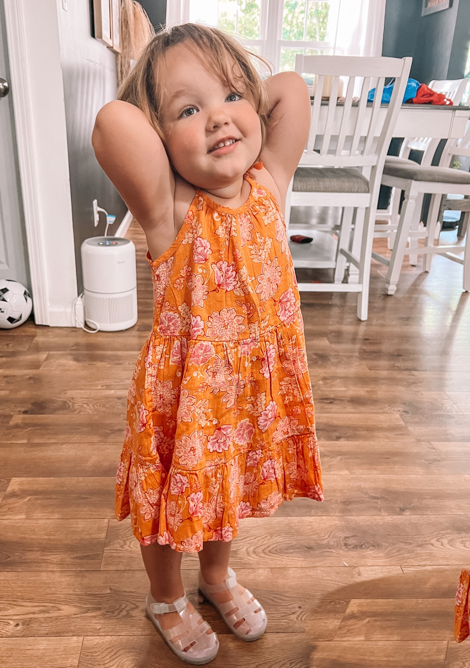 Toddler summer dress / toddler clothes / toddler dress / little girl dress / orange dress / old navy toddler / old navy kids 

#LTKstyletip #LTKsalealert #LTKkids