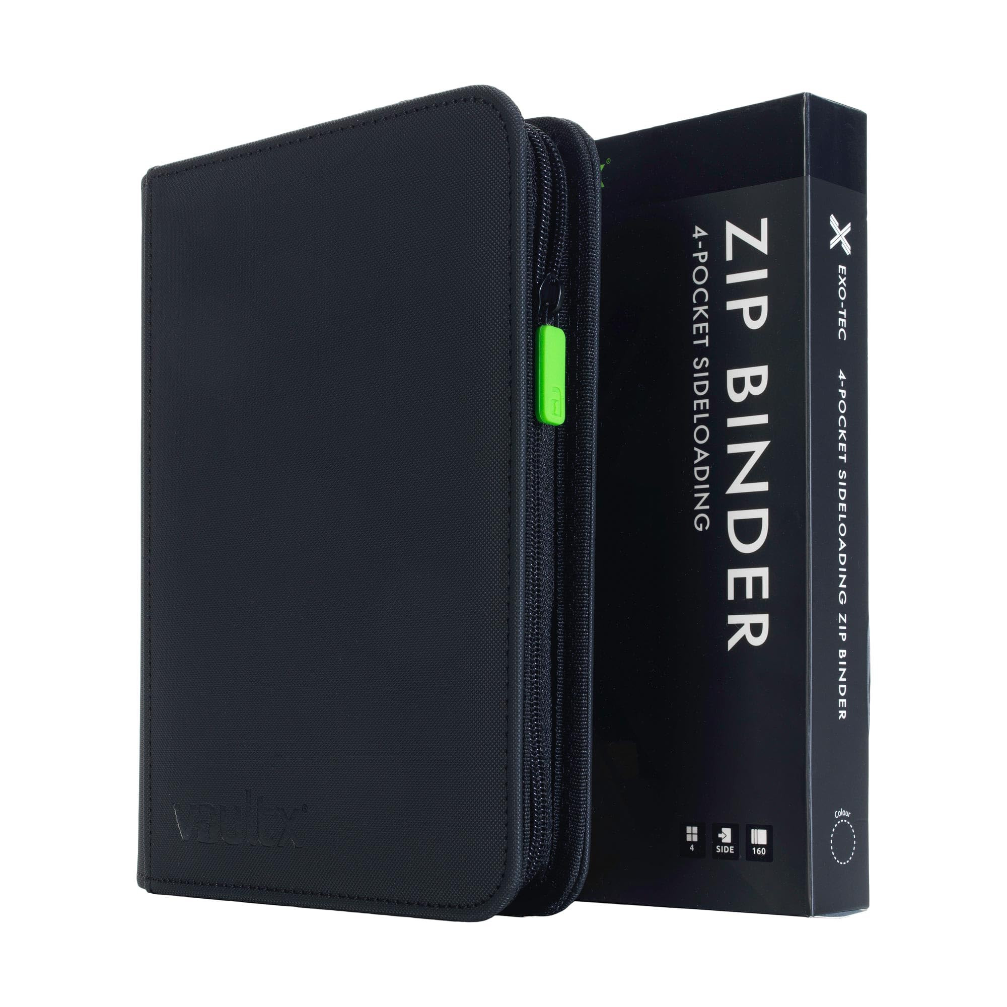 Vault X 4 Pocket Trading Card Zip Binder, 160 cards, Premium Exo-Tec Album Material, 20 Side-Load... | Amazon (US)