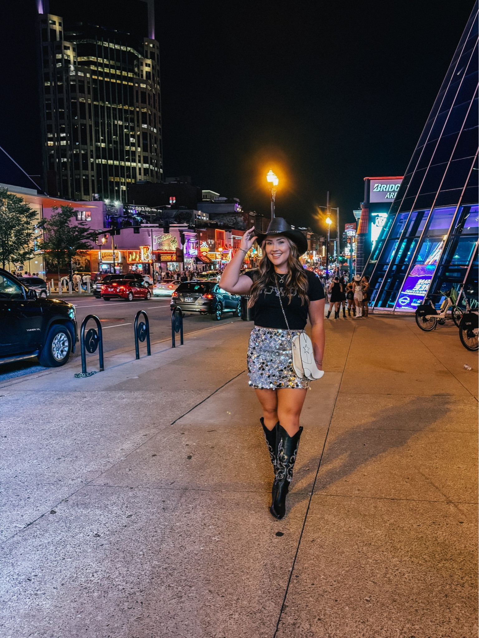 Nashville night 3 outfit 🤠🖤 wearing size large in all! 

#LTKFindsUnder50 #LTKMidsize #LTKTravel