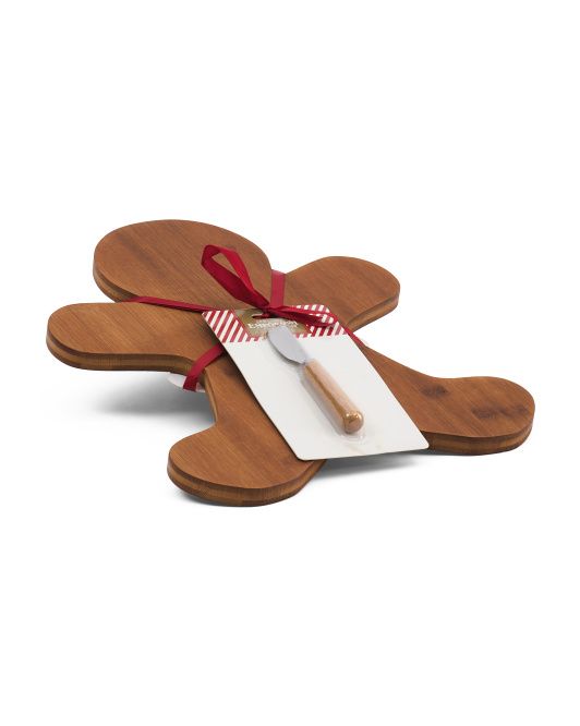 14x11 Gingerbread Man Cheeseboard | TJ Maxx