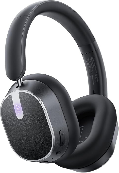 Active Noise Cancelling Headphones,120H Playtime Bluetooth 6.0 Wireless Headphones with Power Dis... | Amazon (US)