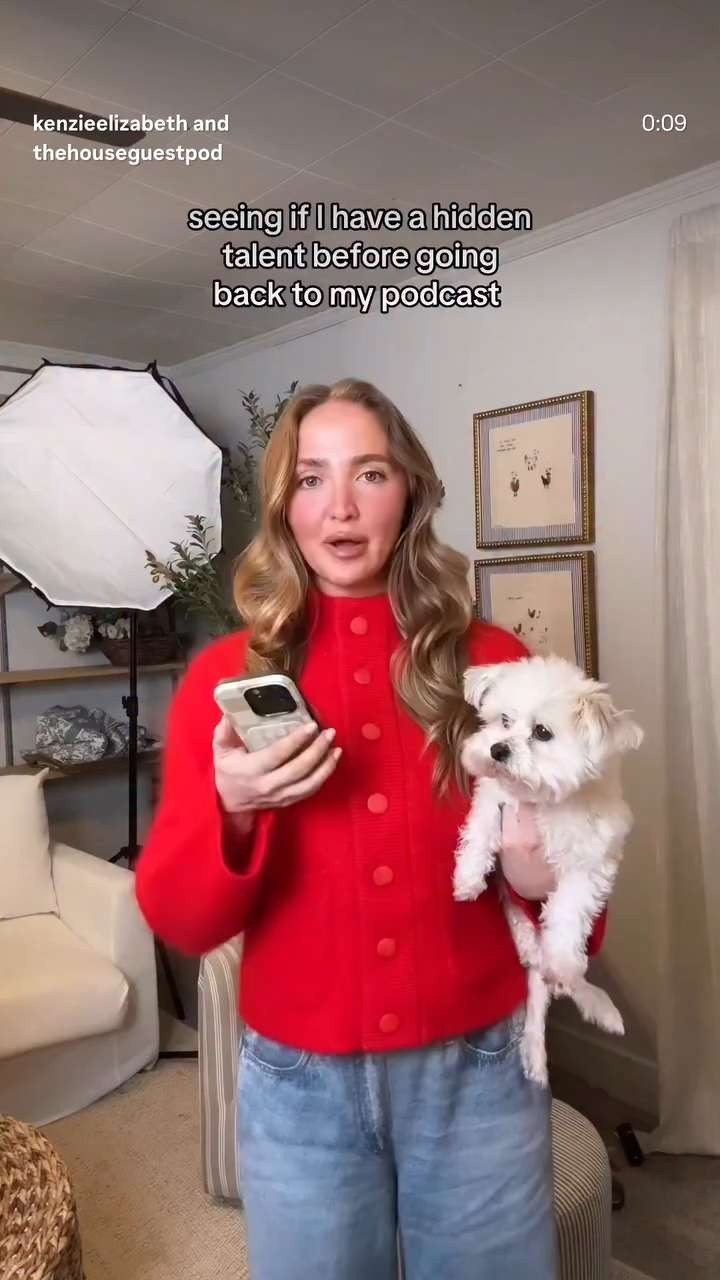 seeing if I have a hidden talent before going back to my podcast 

 #LTKStyleTip