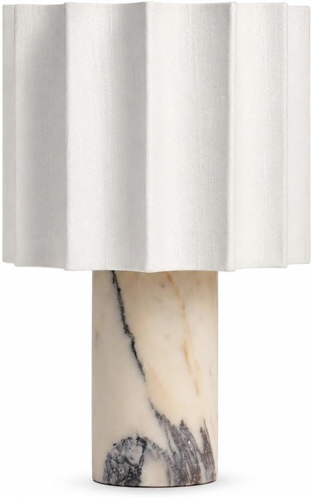 Cordless Marble Table Lamp,Rechargeable Touch Stone Night Light | Amazon (US)