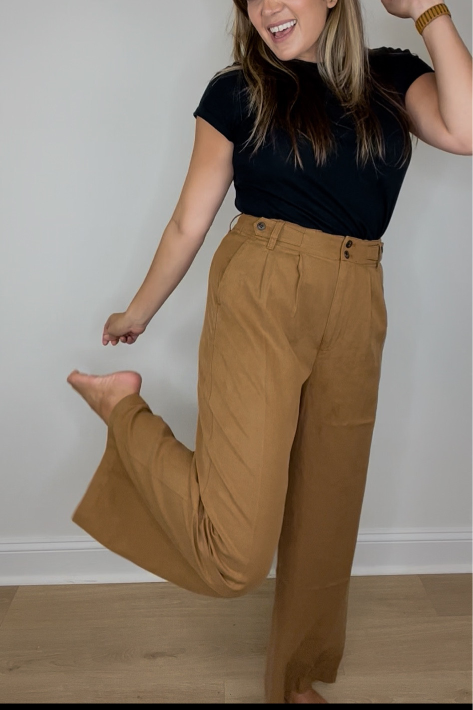 25% - 30% Madewell sale! New fall @madewell try on! Wide leg trousers. Trouser pants fit tts. I’m in an 8. 

#LTKunder100 #LTKsalealert #LTKSale
