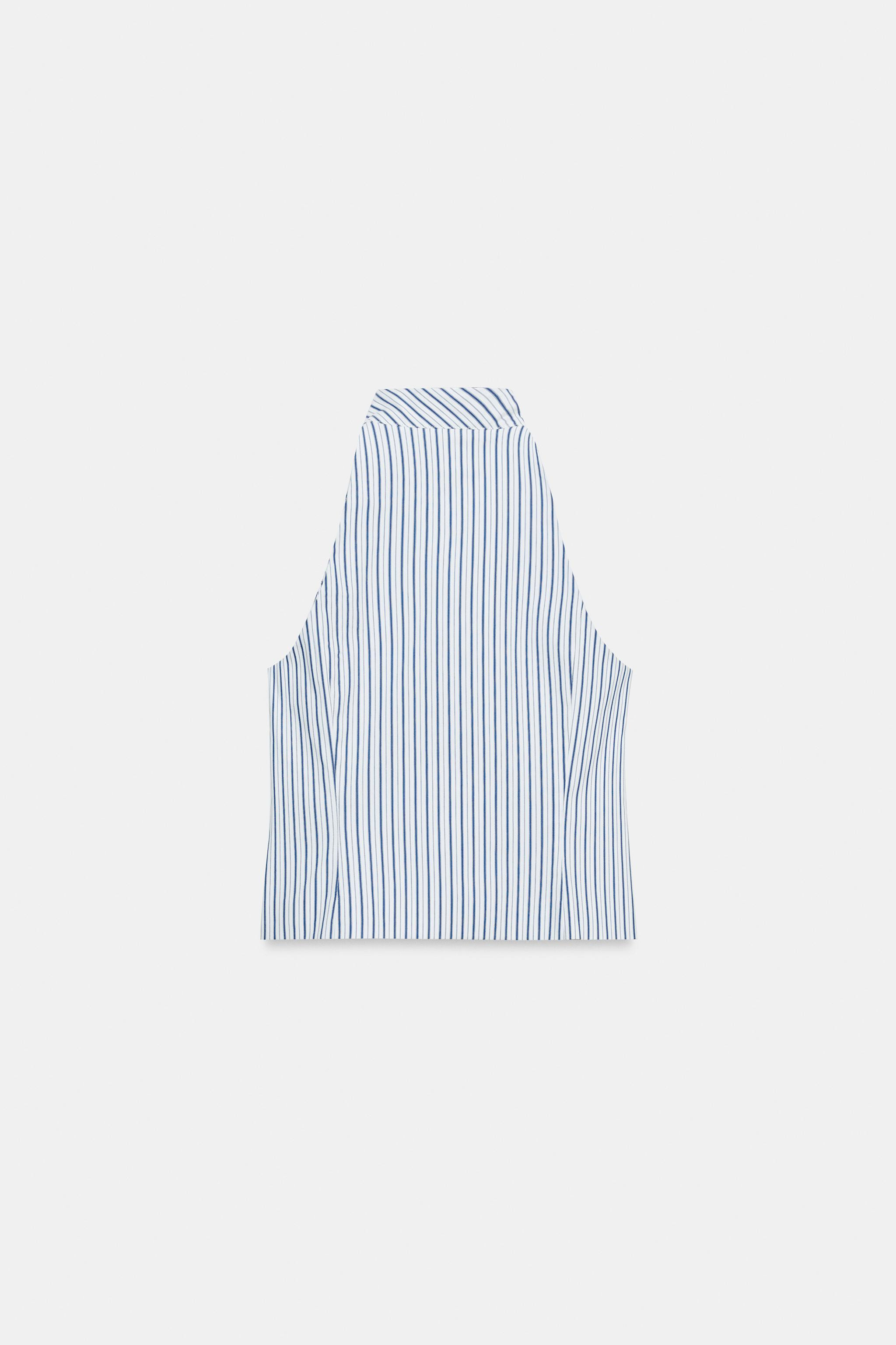 STRIPED HALTER TOP | Zara US