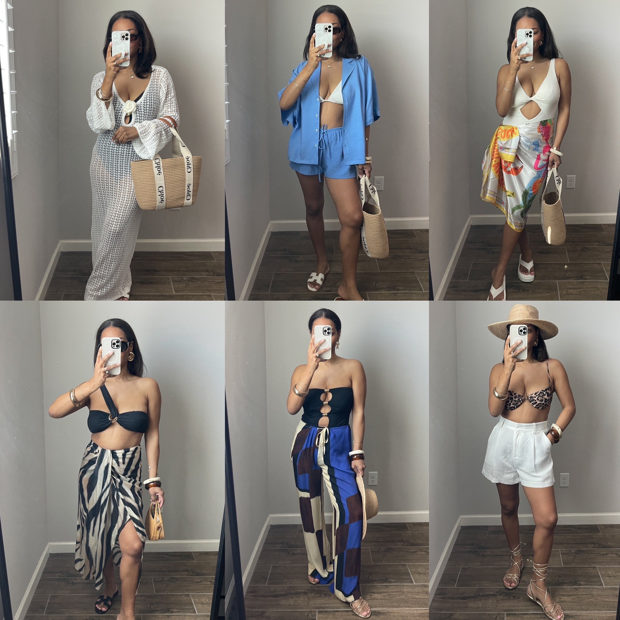 Beach wear outfits! Wearing a medium in all the swim and small in shorts. Small in Amazon coverup and sarongs. Small in blue shorts set!

#LTKOver40 #LTKFindsUnder50 #LTKSwim