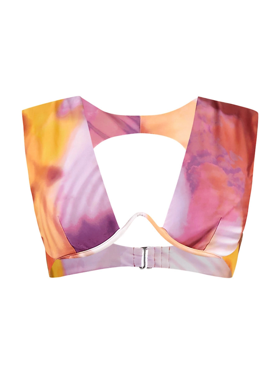 Women's Kuwa Bikini Top - Dandi Print - Size Medium | Saks Fifth Avenue