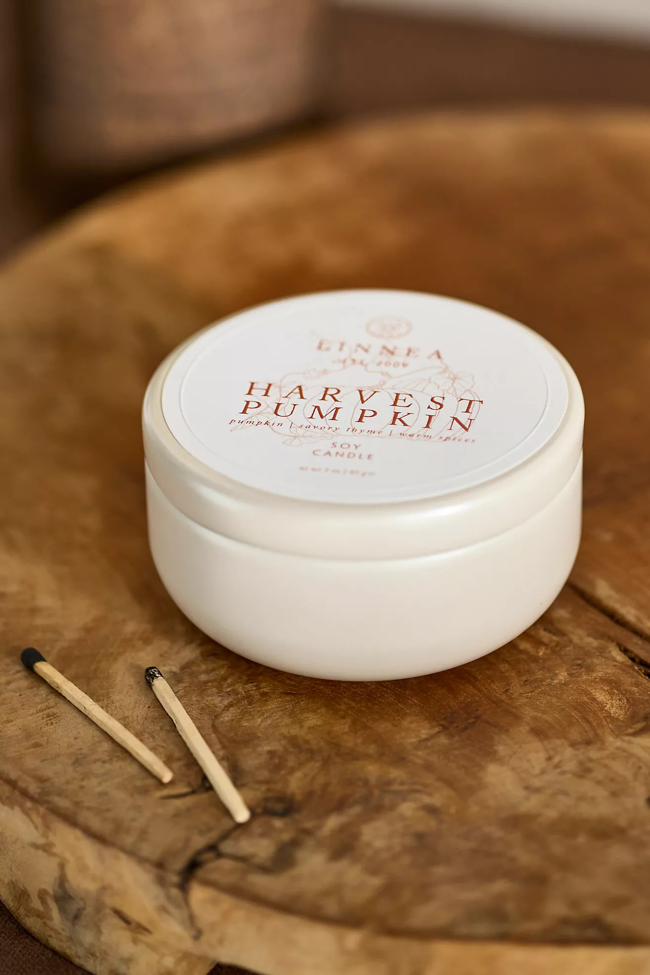 Linnea Petite Tin Candle, Harvest Pumpkin | Anthropologie (US)