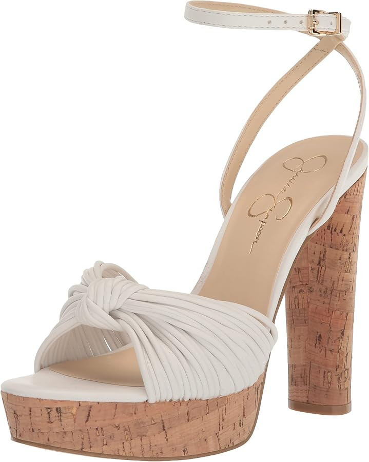 Jessica Simpson Womens Block Heel Ankle Strap | Amazon (US)