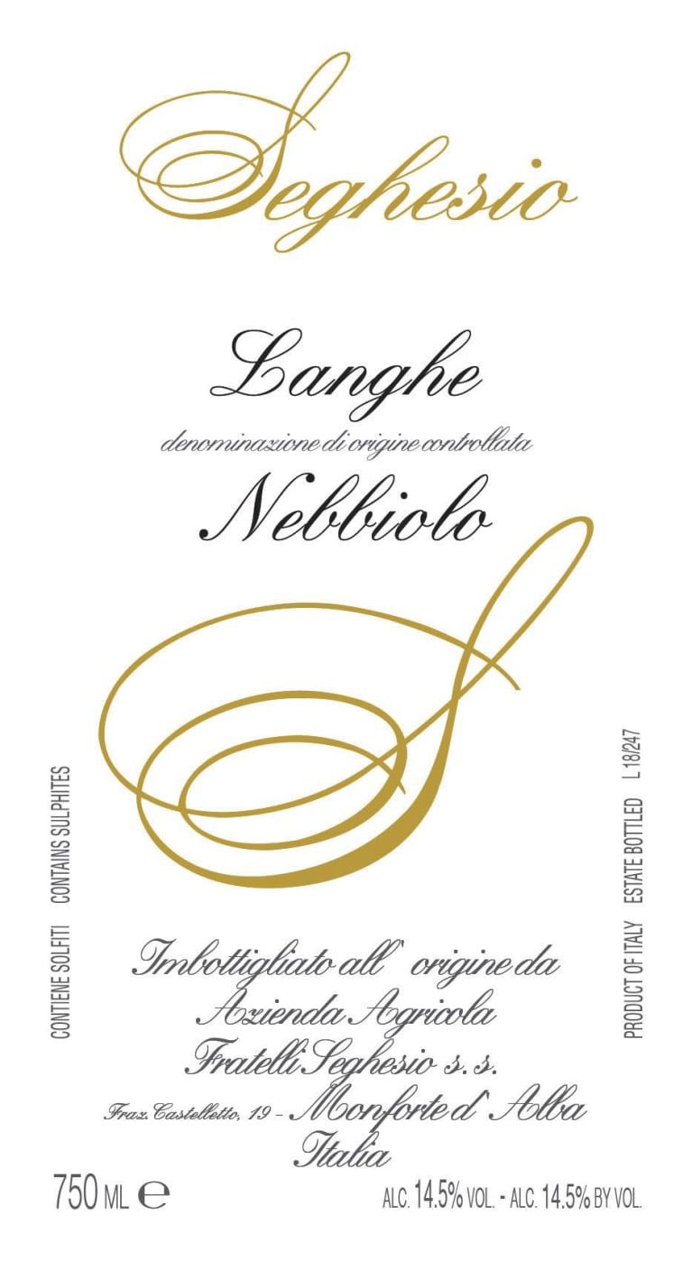 Fratelli Seghesio Langhe Nebbiolo 2020 | Wine.com | Wine.com