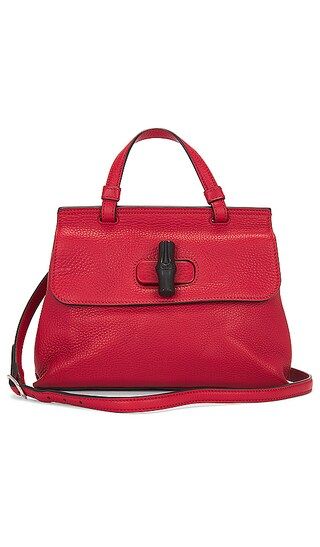 Gucci Bamboo 2 Way Handbag in Red | Revolve Clothing (Global)