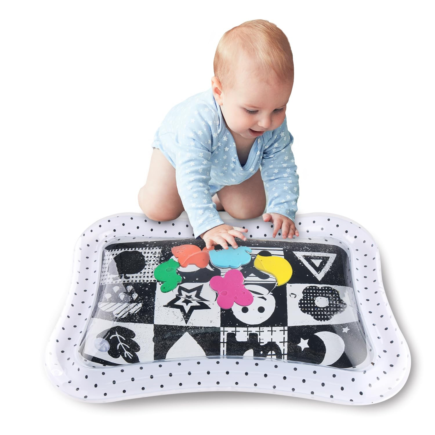 The Peanutshell Tummy Time Water Play Mat Girls or Boys - High Contrast Sensory Developmental Toy... | Amazon (US)