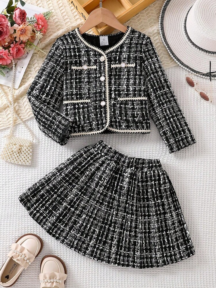 2/pcs Set Gurla Fashion Lady Like Spring/Autumn outfit  | SHEIN