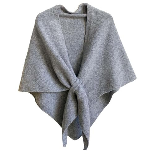 Shawl Wraps for Women Knitted Triangle Scarf Soft Cozy Shawls and Wraps Cardigan Cape Cashmere Shoulder Top Sweater | Amazon (US)
