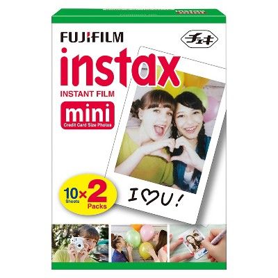 Fujifilm Instax Mini Instant Film Twin Pack - White (16437396) | Target