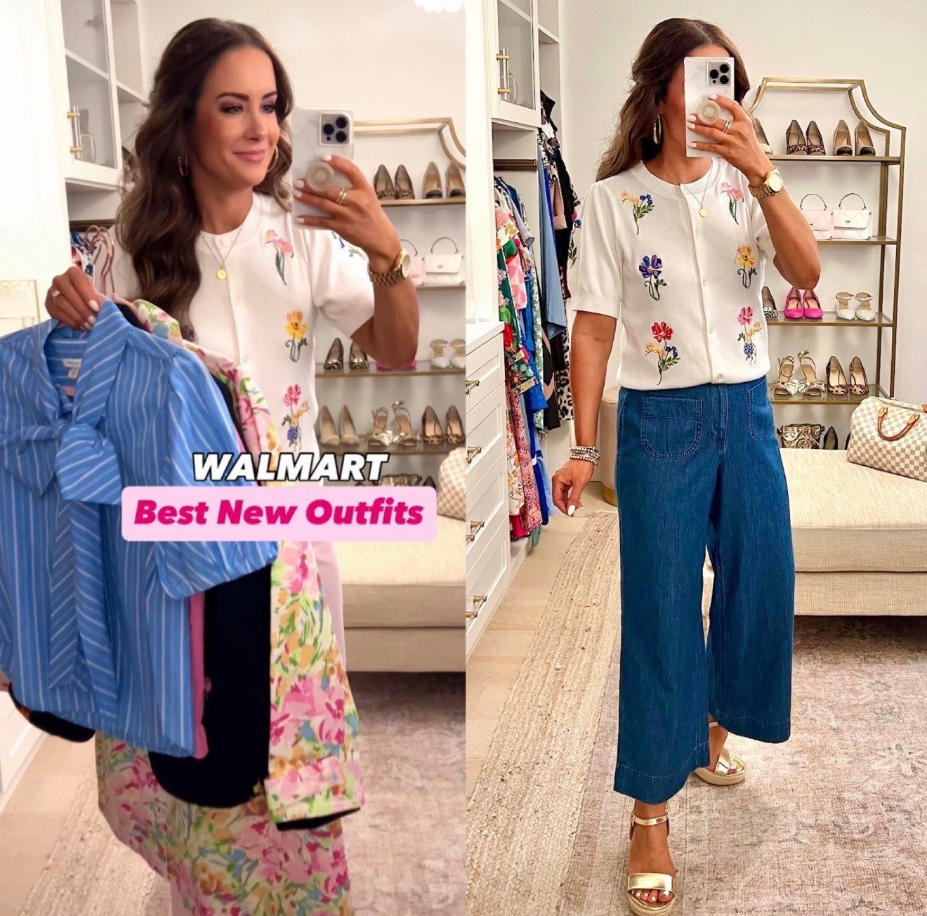 Cutest new summer Walmart finds! Wearing size S. Scroll to shop! Follow us for more! ❤️