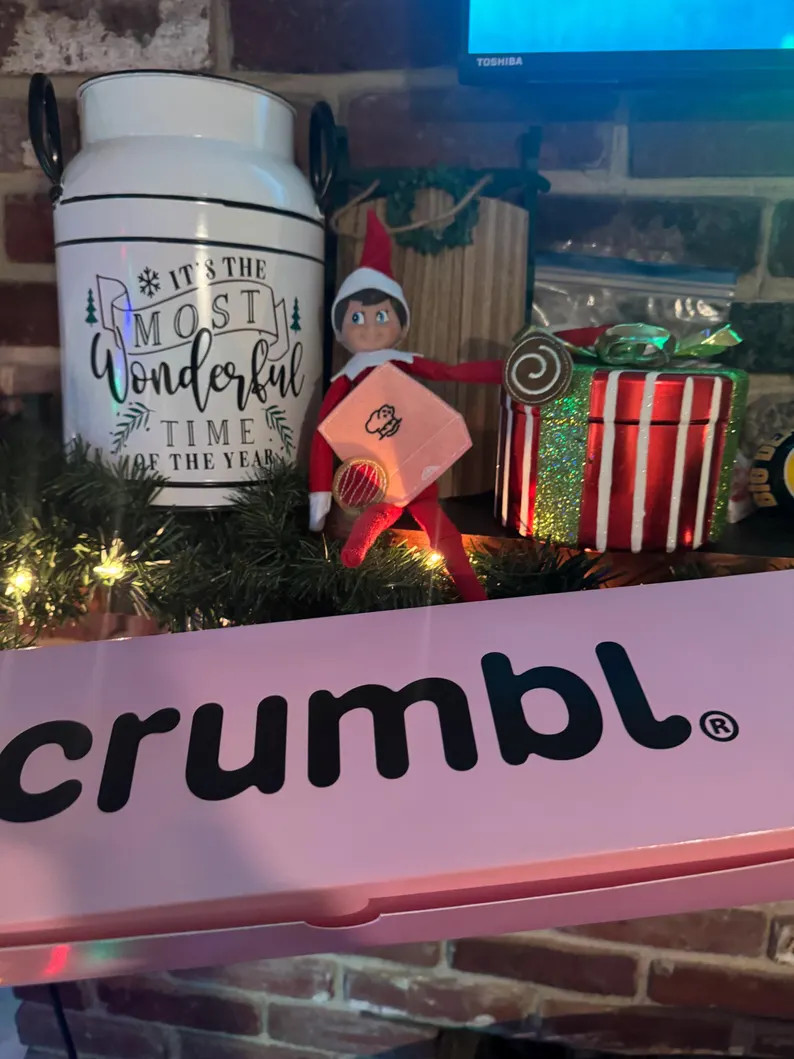 Crumbl Cookie Box Accessory for Elf on the Shelf, Elf Cookies - Etsy | Etsy (US)
