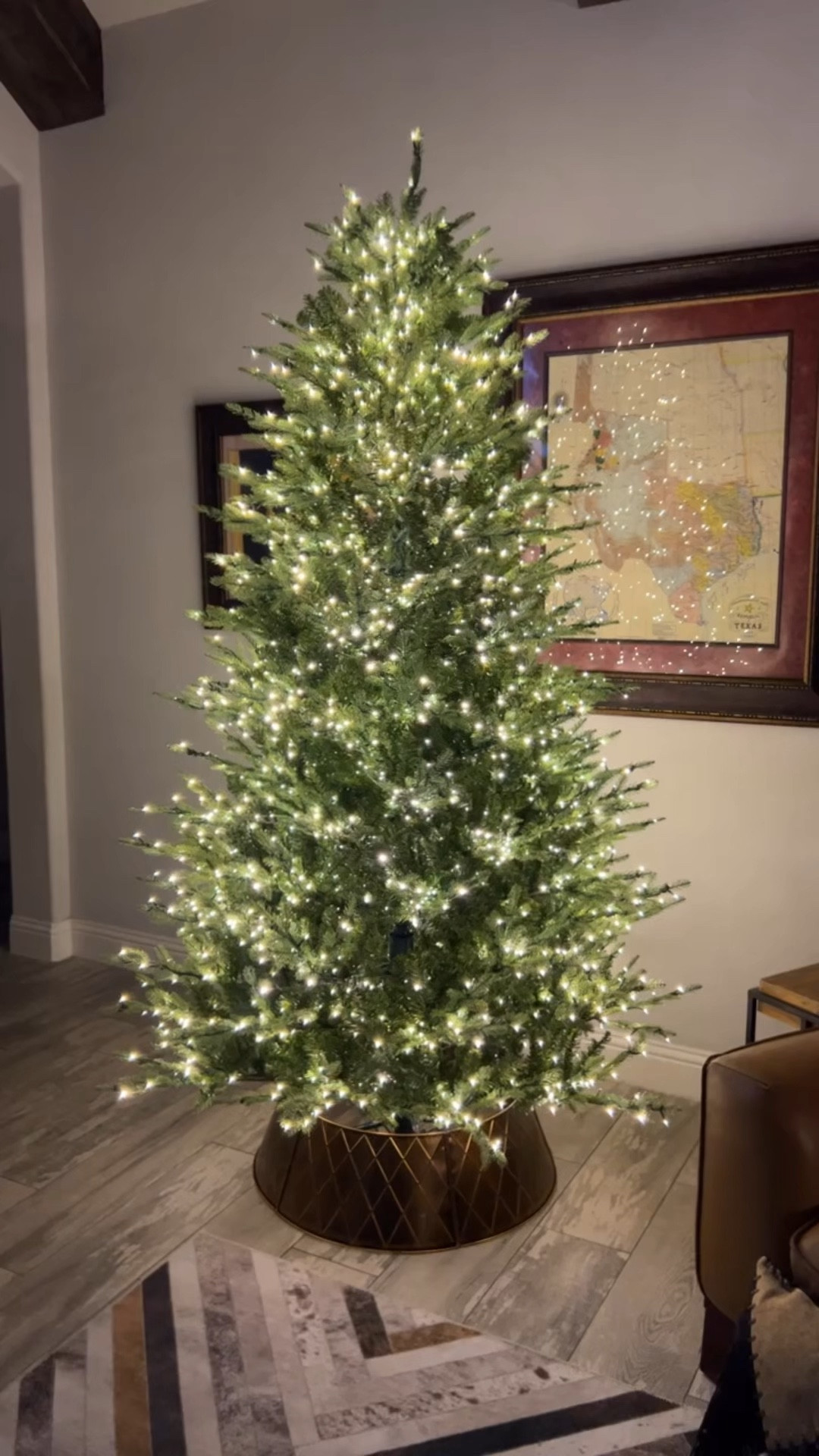 The viral Home Depot tree is 🤩 There are so many lights, and they’re so twinkly! It was so easy to set up too. I only had to arrange a few branches right out of the box. I have the 7.5ft wide option  

#LTKSeasonal #LTKHoliday