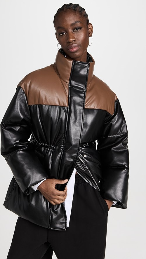 Milani Faux Leather Coat | Shopbop