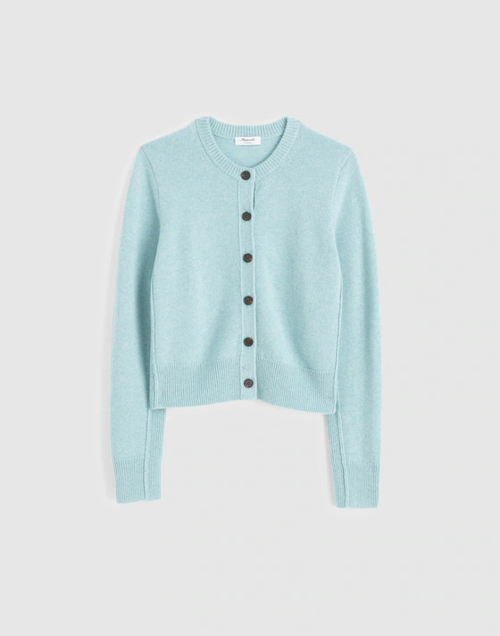Cashmere Button-Front Cardigan Sweater | Madewell | Madewell