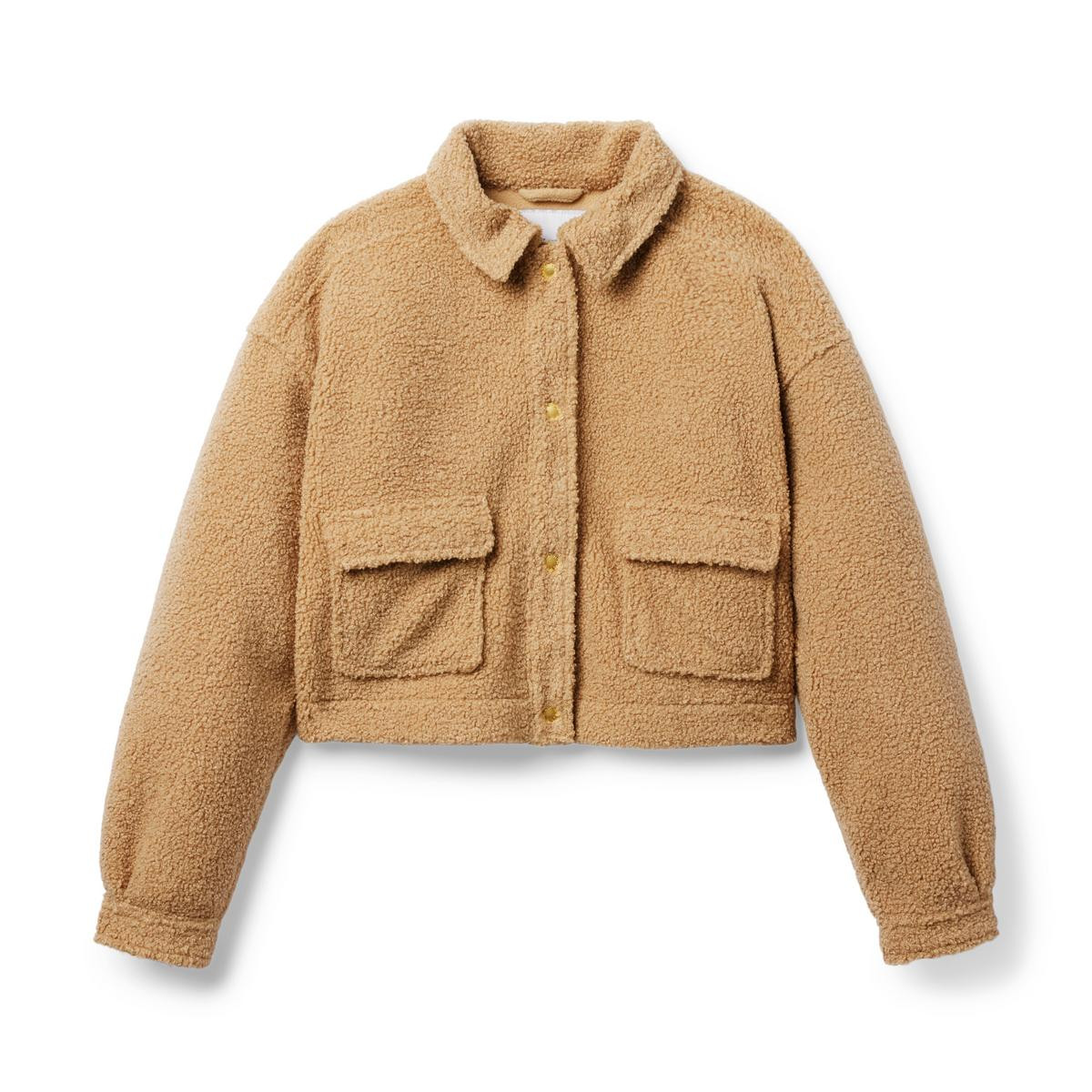 Sherpa Cropped Jacket | Janie and Jack