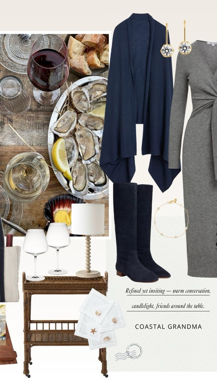 Coastal Grandmother 🤍🌊

Soft layers, sandy neutrals, and effortless coastal touches—this edit brings the Coastal Grandmother look to life. From a cozy spa night at home to a breezy coastal walk (hot chocolate in hand) and a warm winter dinner with friends, these head-to-toe looks and home details are all about calm, comfort, and timeless style.

Save this post for coastal-inspired outfit and home inspiration, and tap to shop each piece that creates that relaxed, collected feeling. ✨

#LTKStyle #CoastalGrandmother #CoastalStyle #TimelessStyle #NeutralStyle #CozyLiving #CoastalHome #EverydayElegance #LTKFinds 

 

#LTKootd #LTKOver40