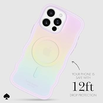 kate spade new york iPhone 16 Pro Max Case - Compatible with MagSafe - Designer Phone Case - Wavy... | Amazon (US)