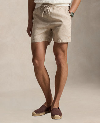 Men's Polo Prepster Linen Shorts | Macy's