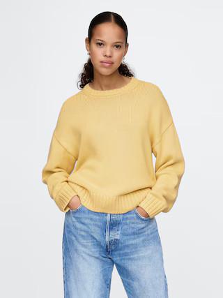 100% Cotton Relaxed Sweater | Gap (US)