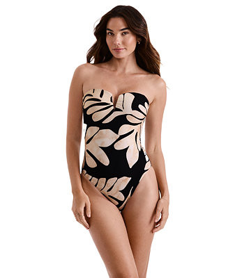 Mimi Flamingo Finn One-Piece Bandeau Swimsuit - Macy's | Macy's
