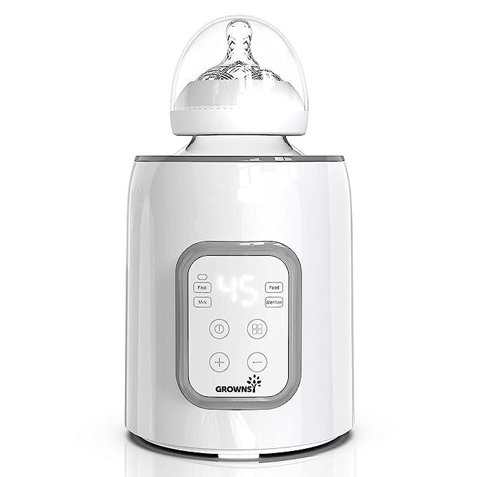 Bottle Warmer,5-in-1Fast Baby Food Heater&Defrost BPA-Free Warmer with Timer LCD Display Accurate... | Amazon (US)