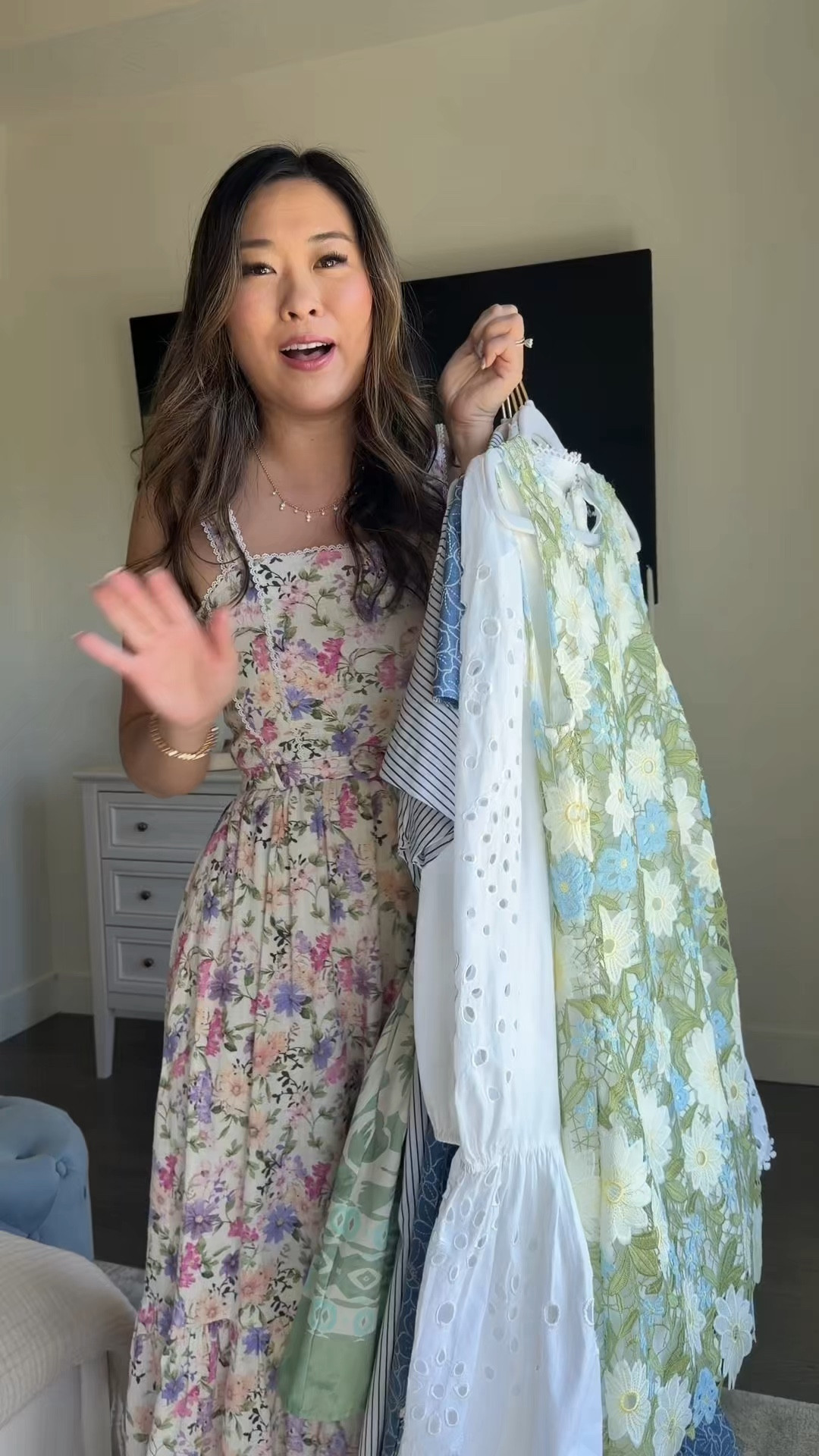 Macys spring dresses // summer outfit // floral dress // special occasion dress 

Size 6/small in dresses 
Size up half for shoes

#LTKootd #LTKMothersDay #LTKSaleAlert