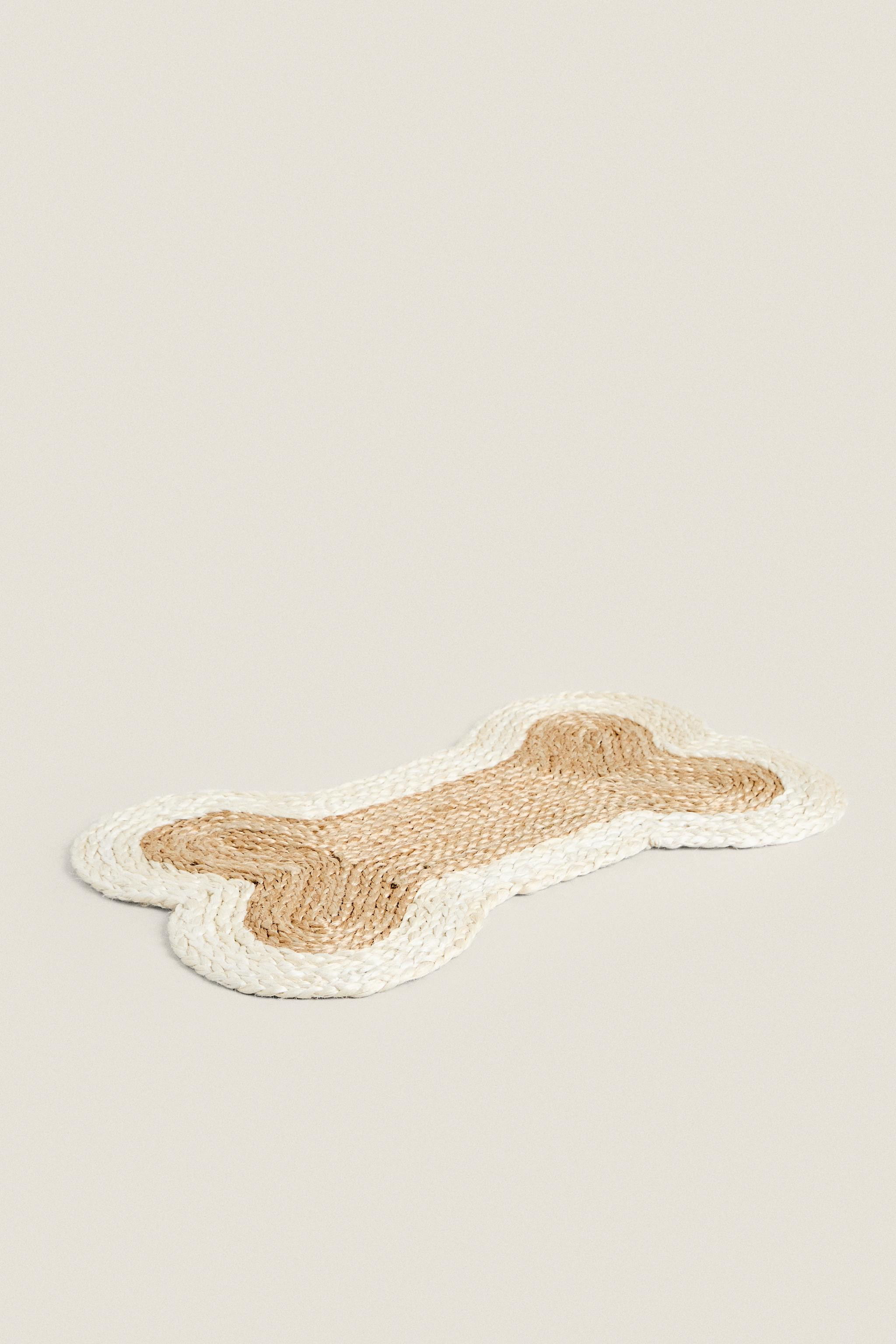 JUTE BONE PET AREA RUG | Zara US