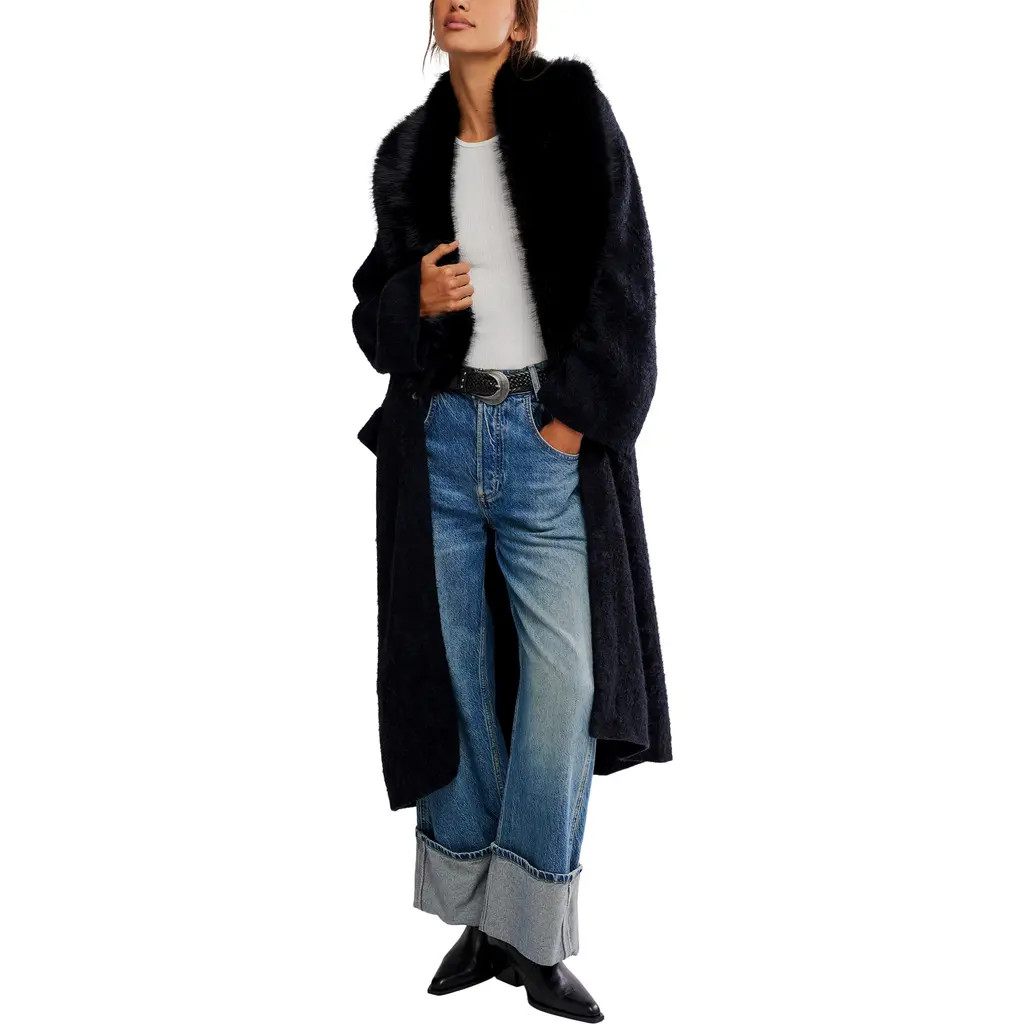 Free People Twice Loved Maxi Cardigan in Solid Black at Nordstrom Rack, Size Small | Nordstrom Rack