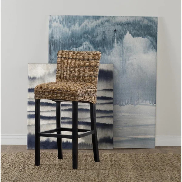 Portman Rattan Bar and Counter Stools by Kosas Home | Bed Bath & Beyond