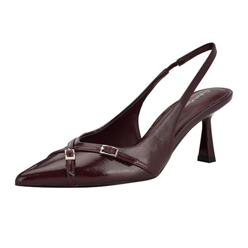 Calvin Klein Women's Tulissa Pump, Dark Red 600, 5.5 | Amazon (US)