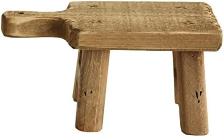 Creative Co-Op Rectangle Wood Pedestal with Handle, Small, Brown | Amazon (CA)